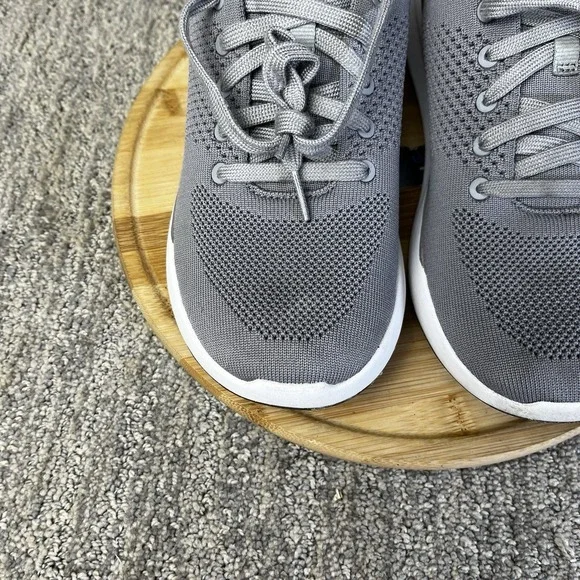 Kizik Lima Knit Womens Size 8.5 Wide Gray Athletic Shoe Mesh Lace Up Sneaker GUC - Picture 7 of 12
